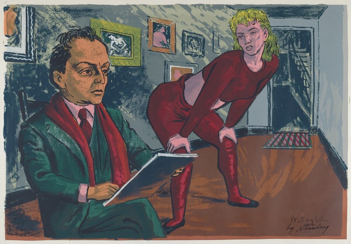 Moses Soyer by Harry Sternberg