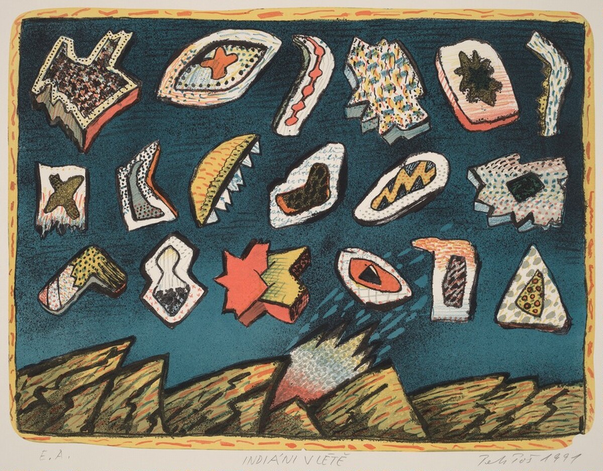 Indiani v léte (American Indians in the Summer) by Peter Pos