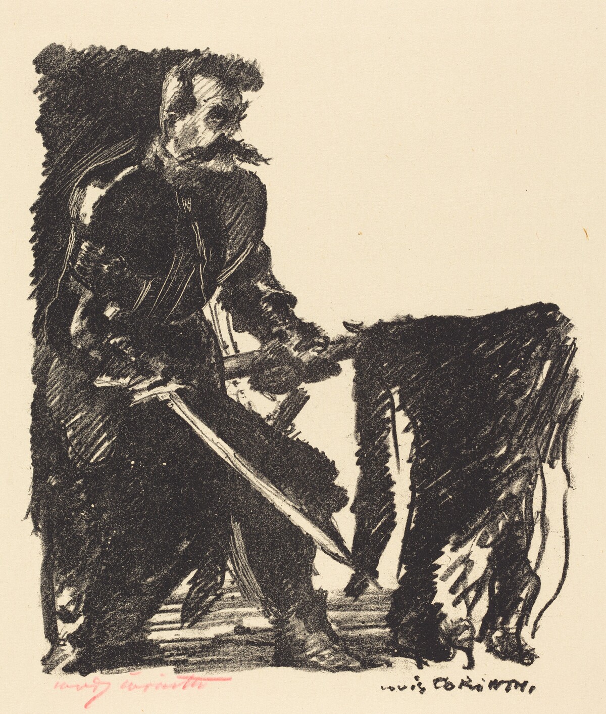 Bannerträger (Standard Bearer) by Lovis Corinth
