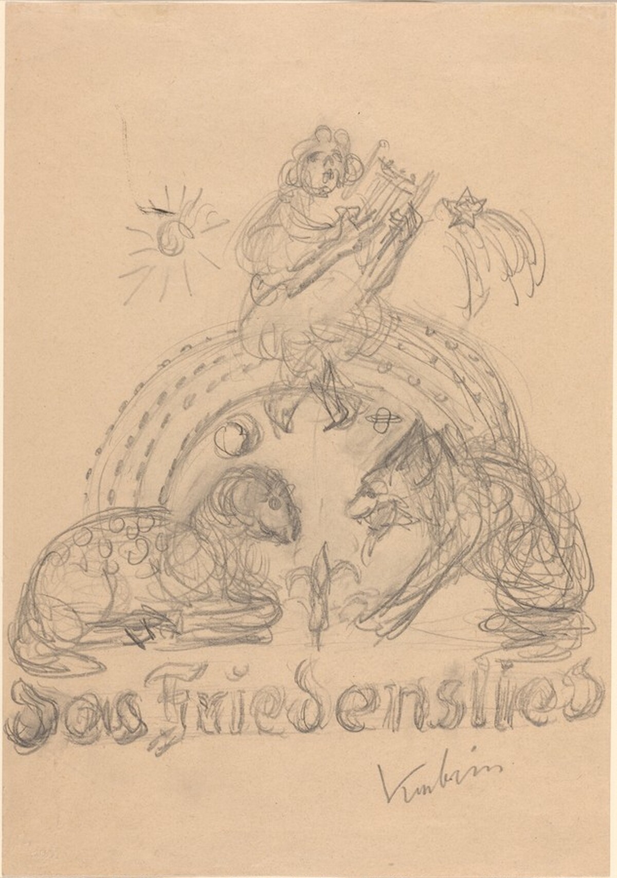 Das Friedenslied by Alfred Kubin