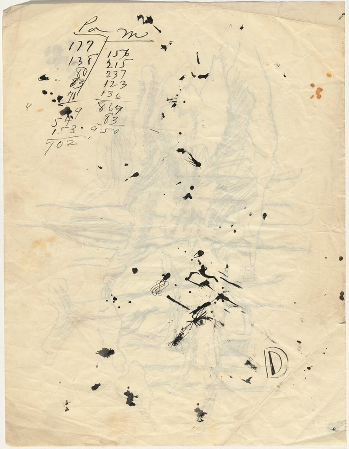 Untitled [verso] by Mark Rothko
