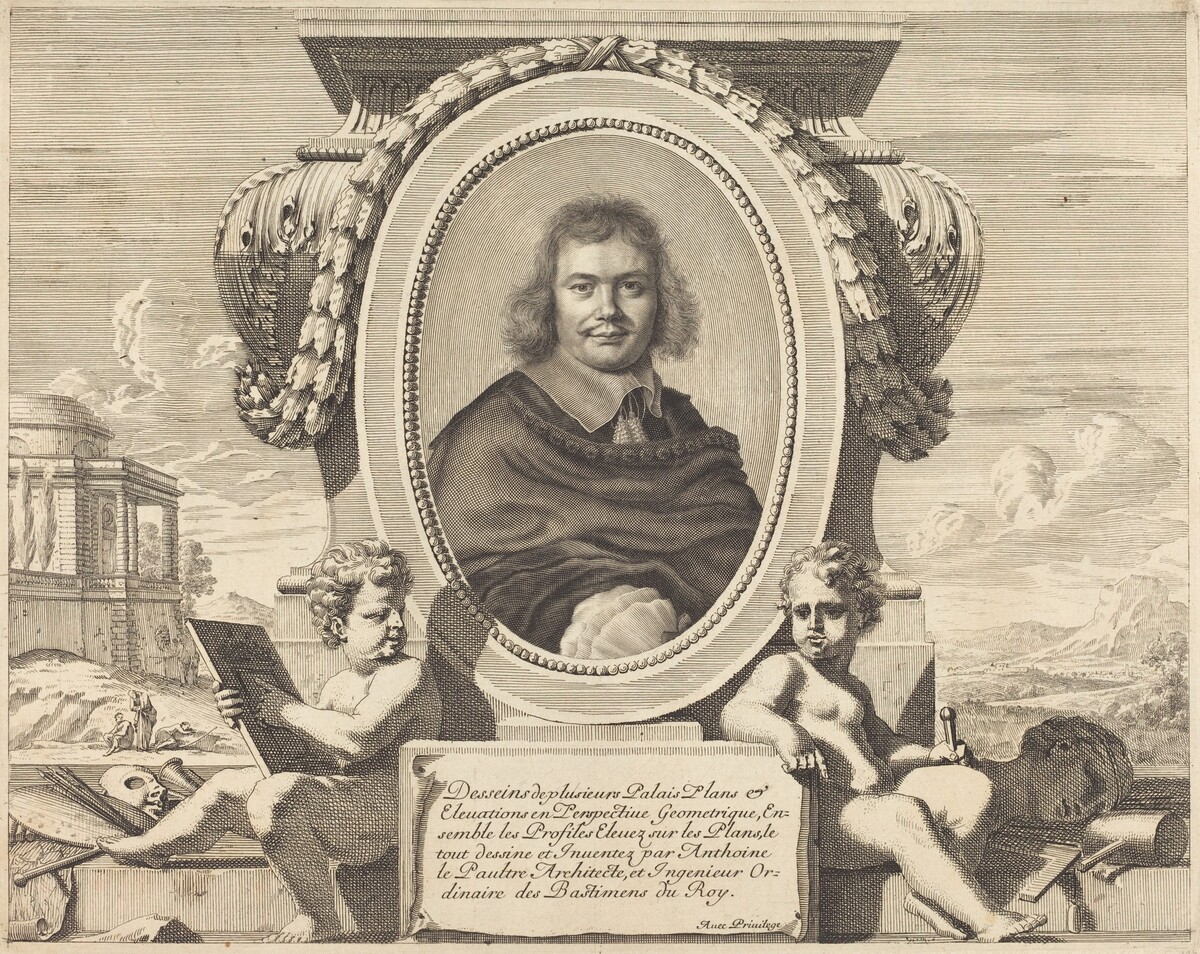 Antoine Le Pautre by Robert Nanteuil and Jean Lepautre