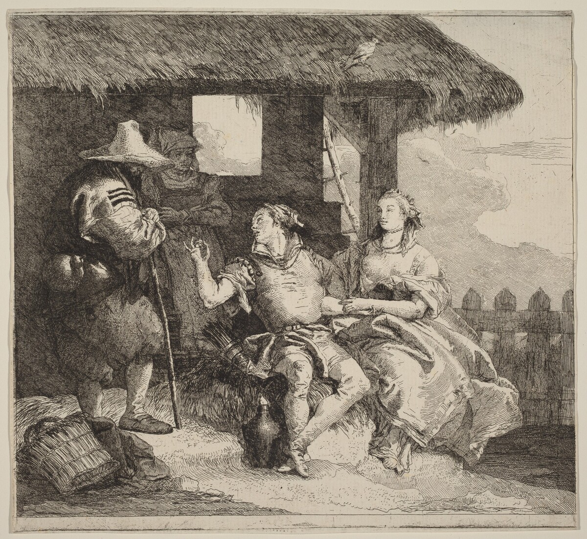 The Marriage of Angelica and Medoro by Giovanni Domenico Tiepolo