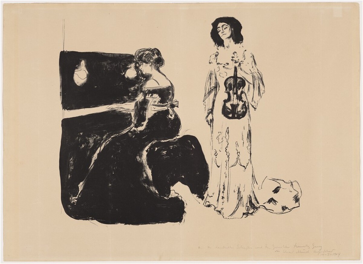 Violin Concert by Edvard Munch