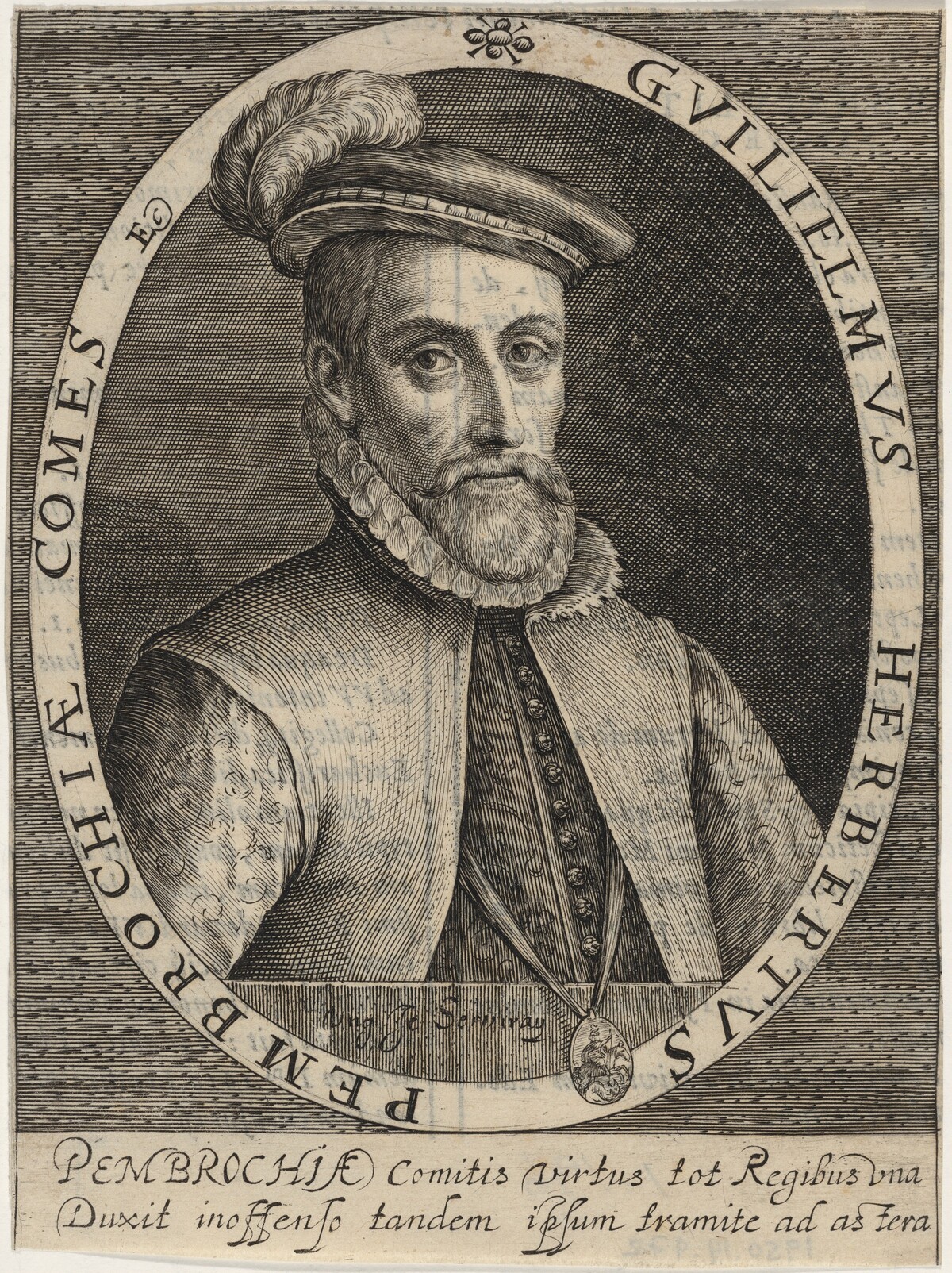 William Herbert, First Earl of Pembroke by Willem de Passe and Magdalena de Passe