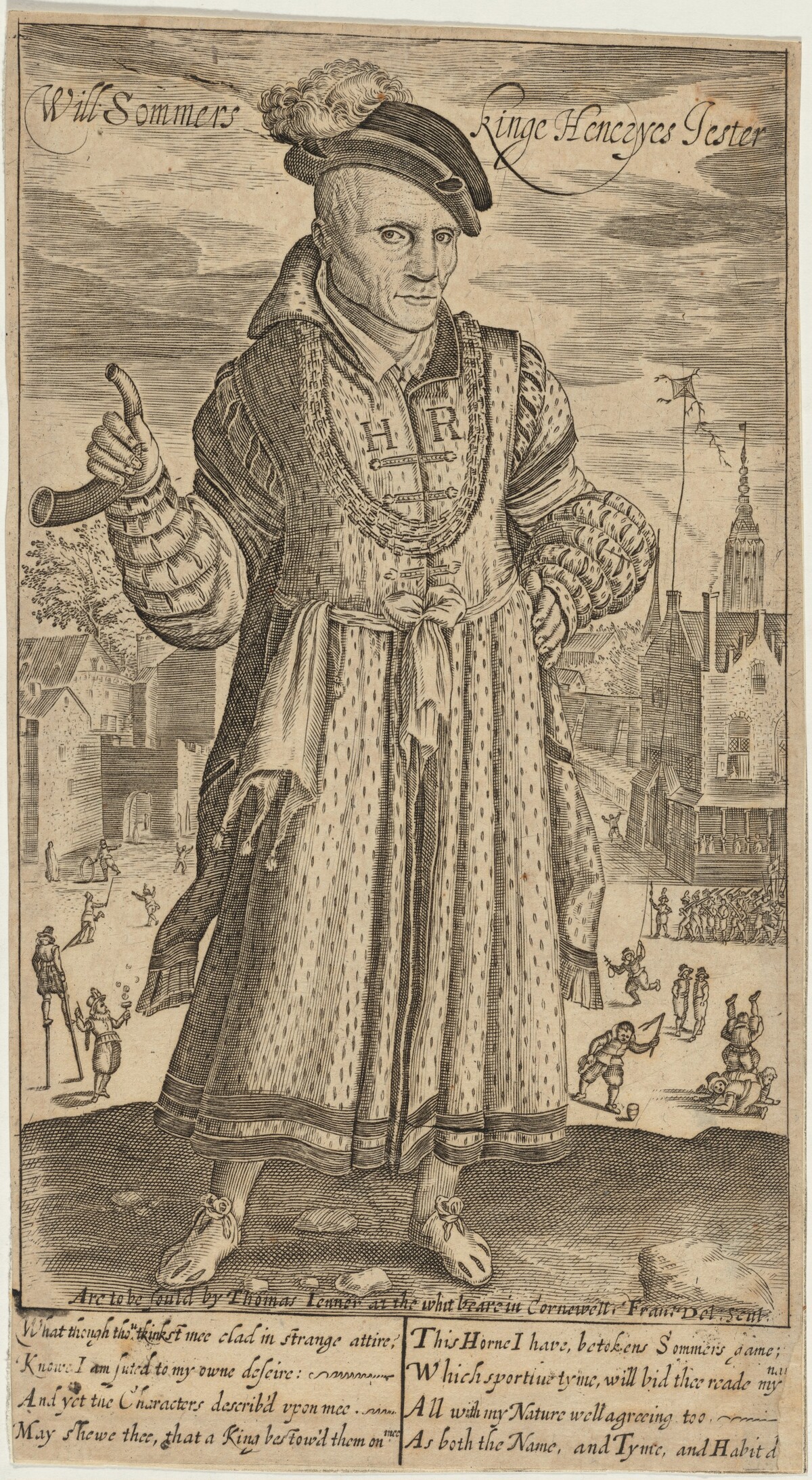 Will Sommers, Kinge Henryes Jester by Francis Delaram