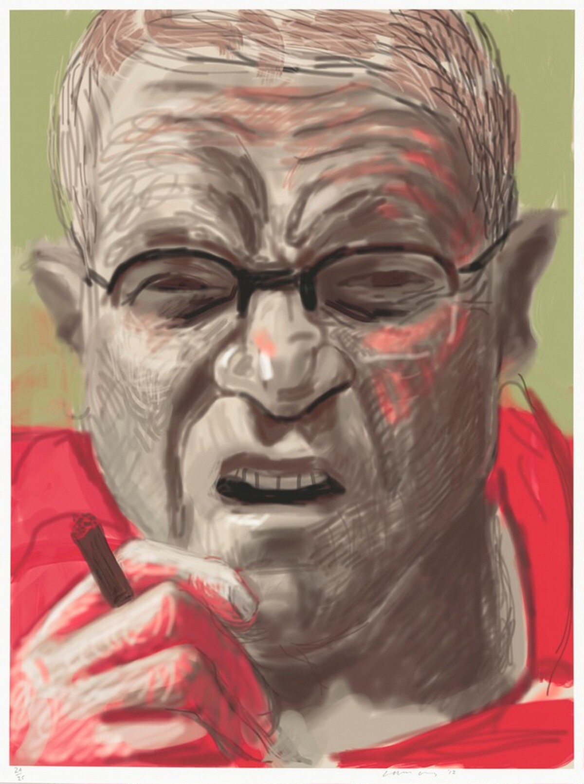 Self Portrait I by David Hockney