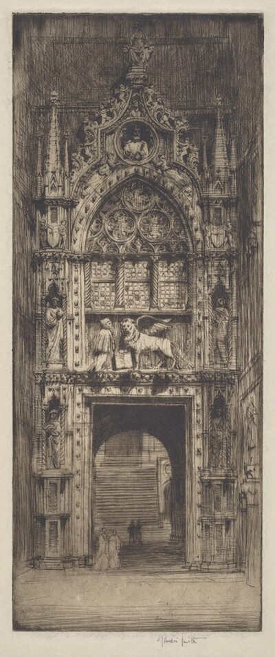 Doorway of the Doge's Palace, Venice