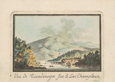 View of Ticonderoga from Lake Champlain