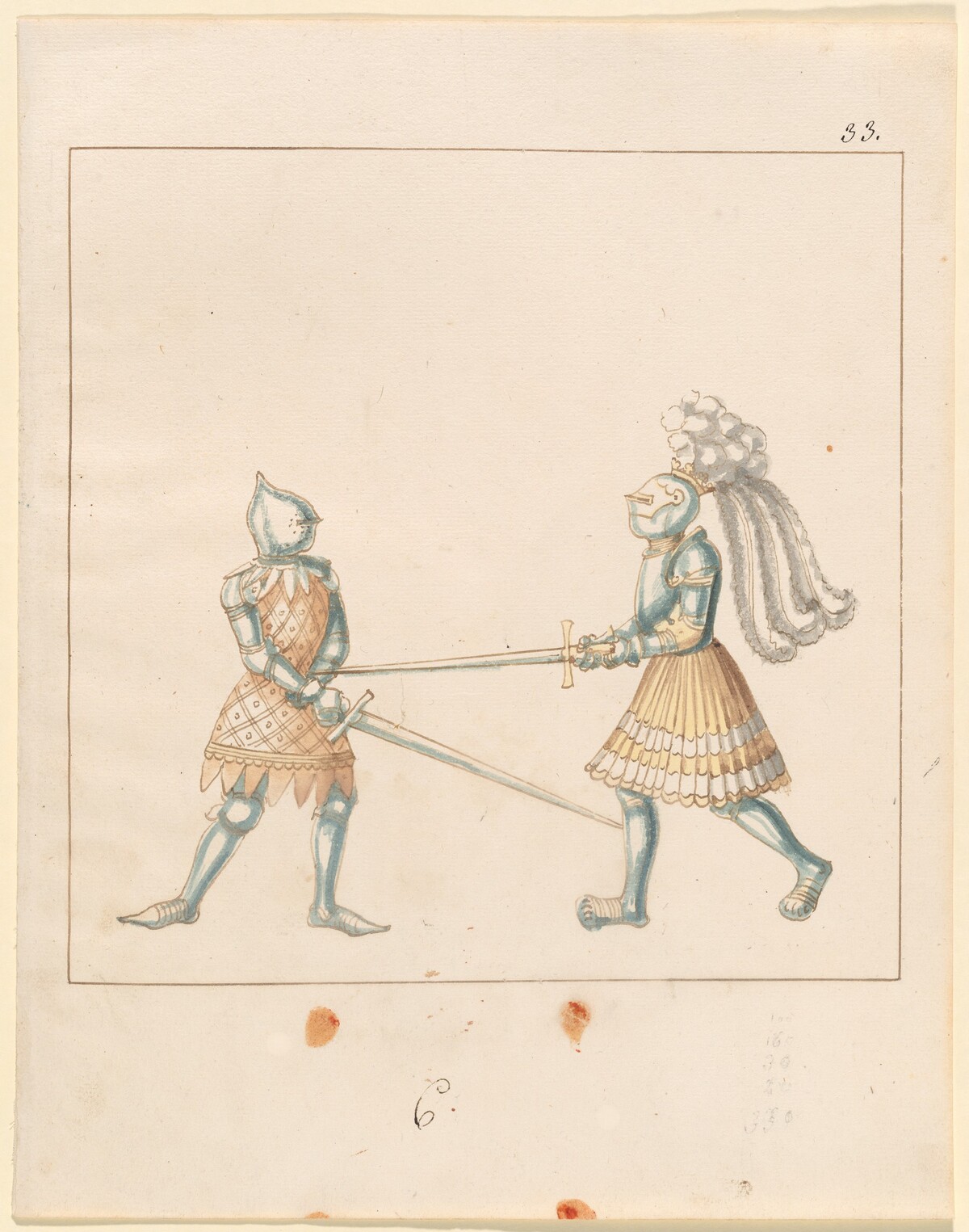 Foot Combat with Longswords by German 16th Century