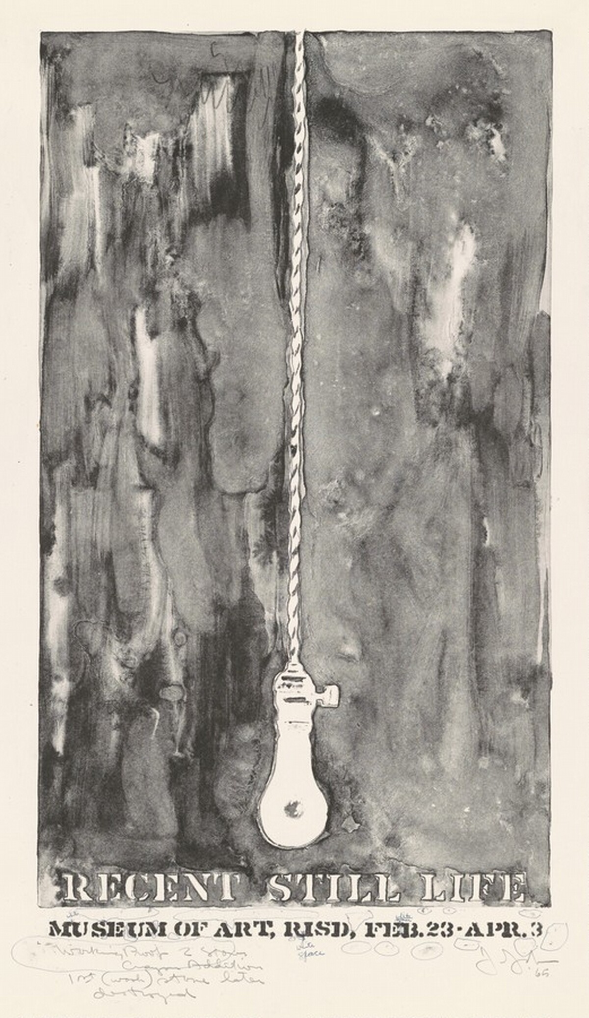 Recent Still Life [working proof] by Jasper Johns