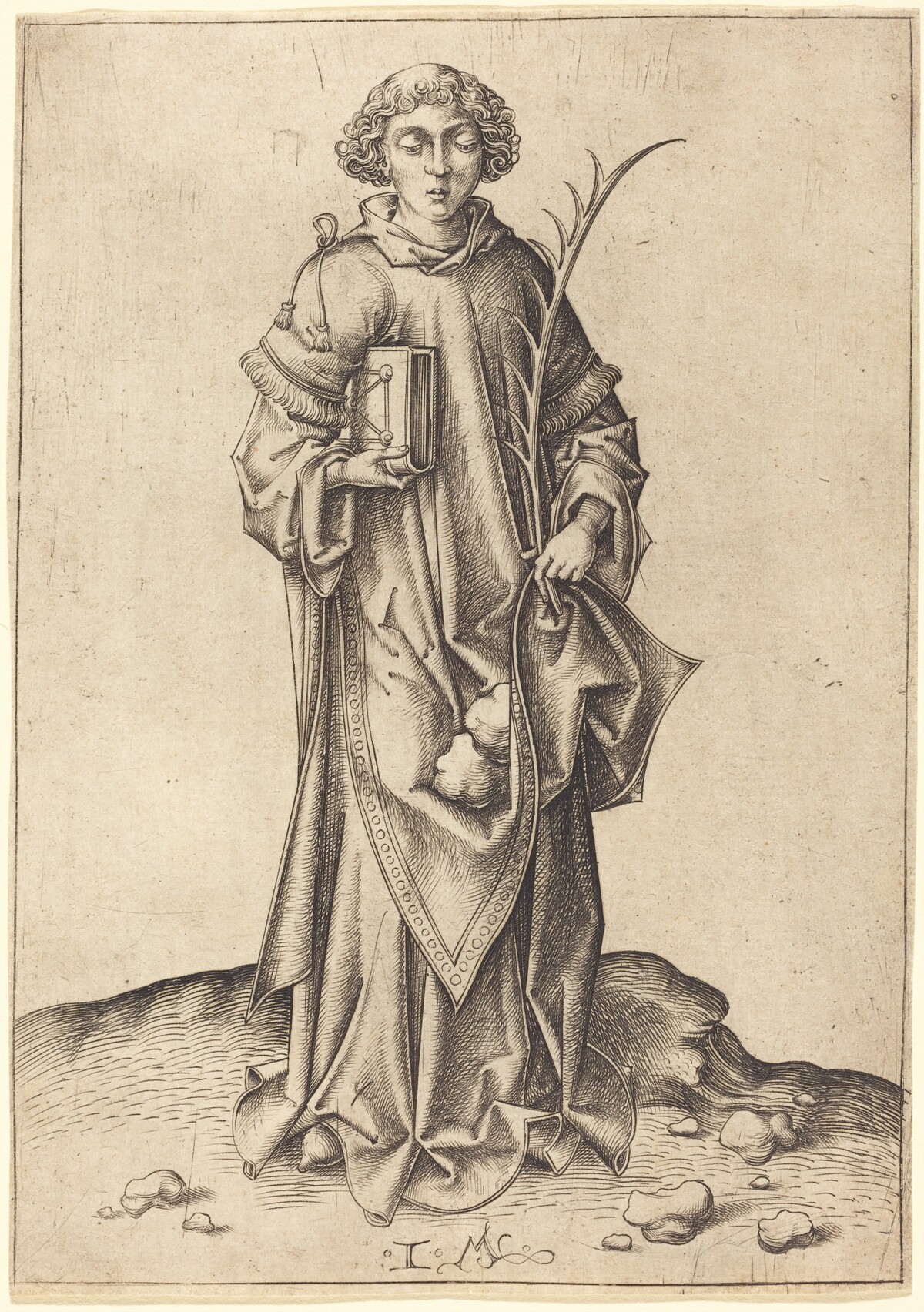 Saint Stephen by Israhel van Meckenem