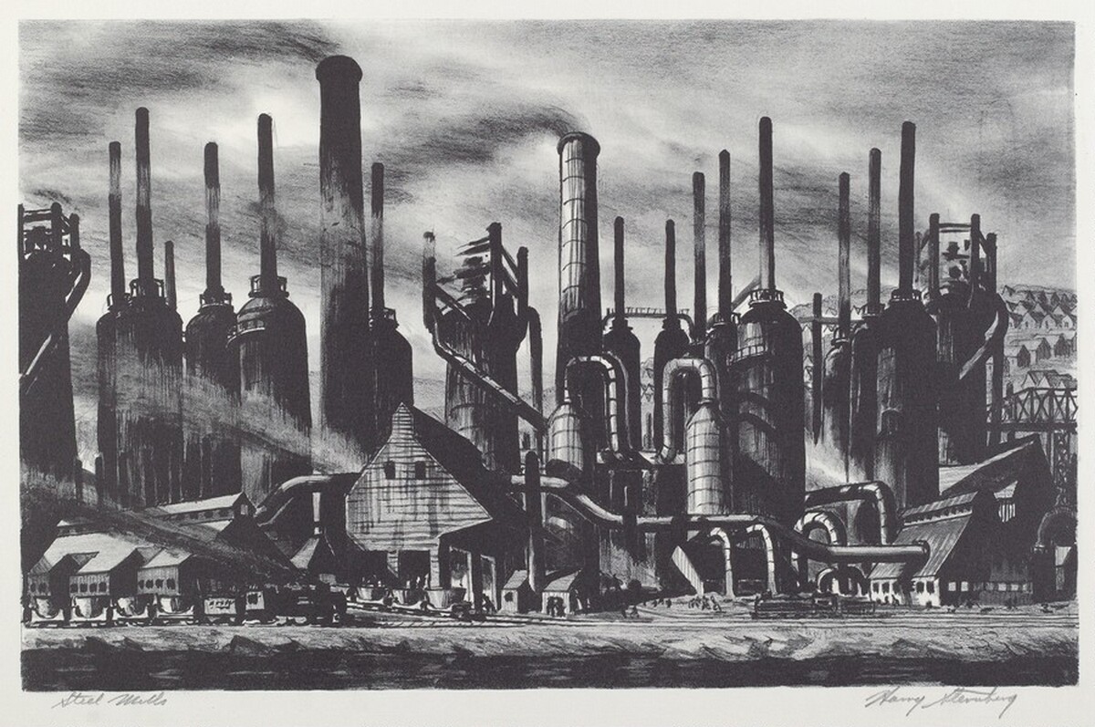 Steel Mills by Harry Sternberg