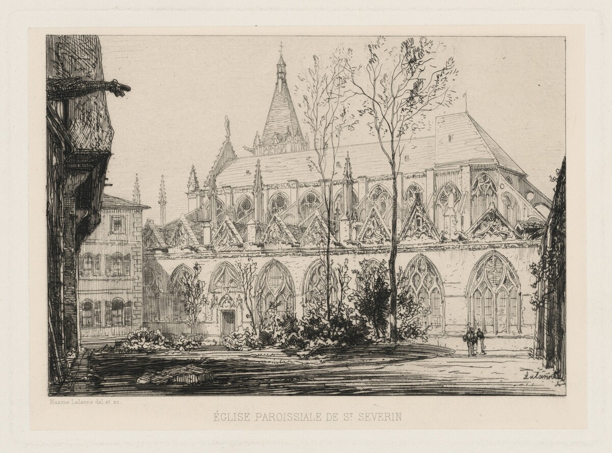 Église Paroissiale de St. Séverin by Maxime Lalanne
