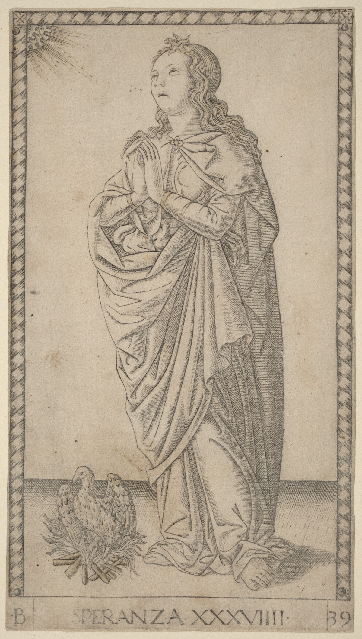Speranza (Hope) by Master of the E-Series Tarocchi
