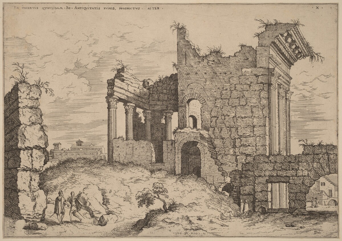 Second View of the Forum of Nerva by Hieronymus Cock