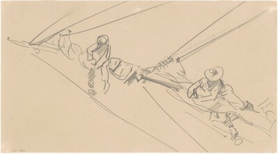 Men on a Spar