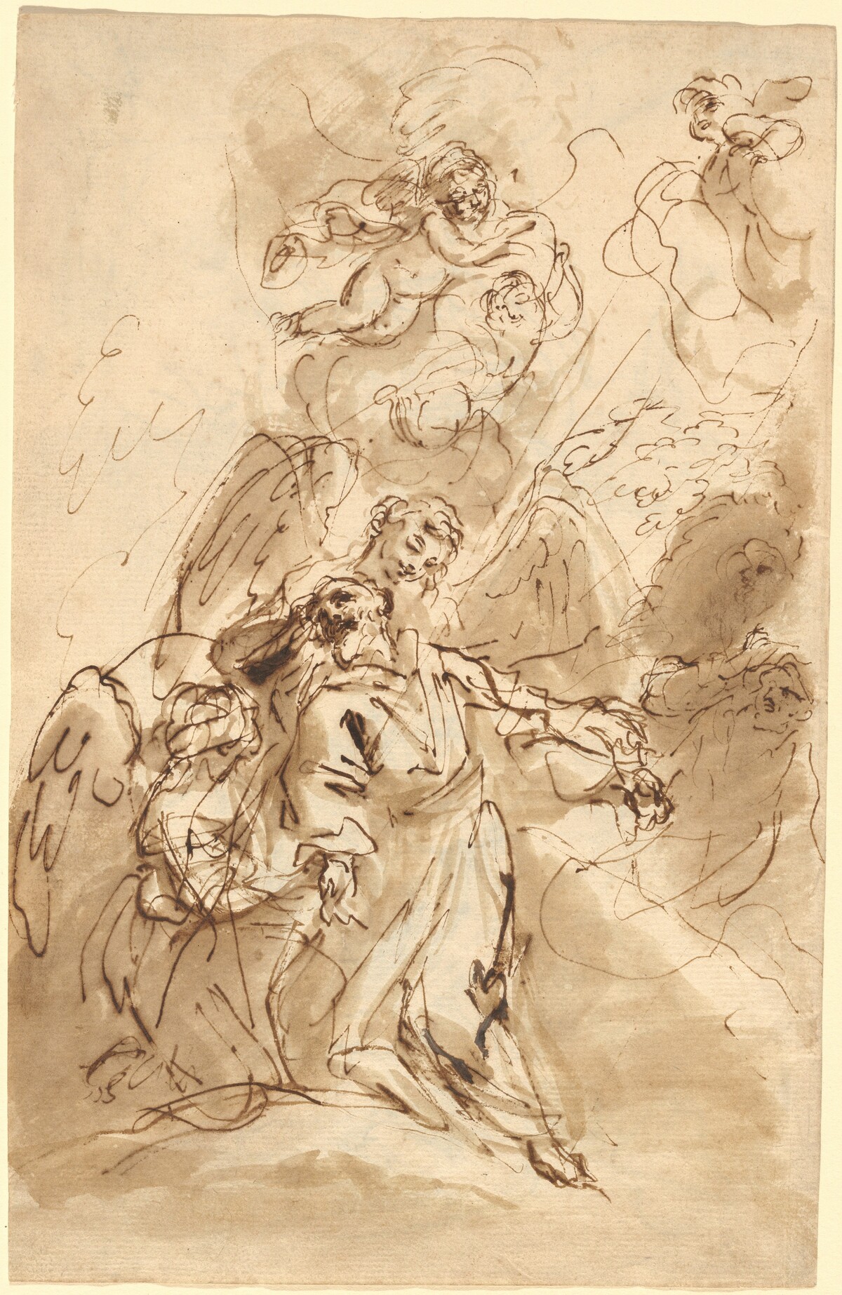 The Ecstasy of Saint Francis [recto] by Sebastiano Ricci
