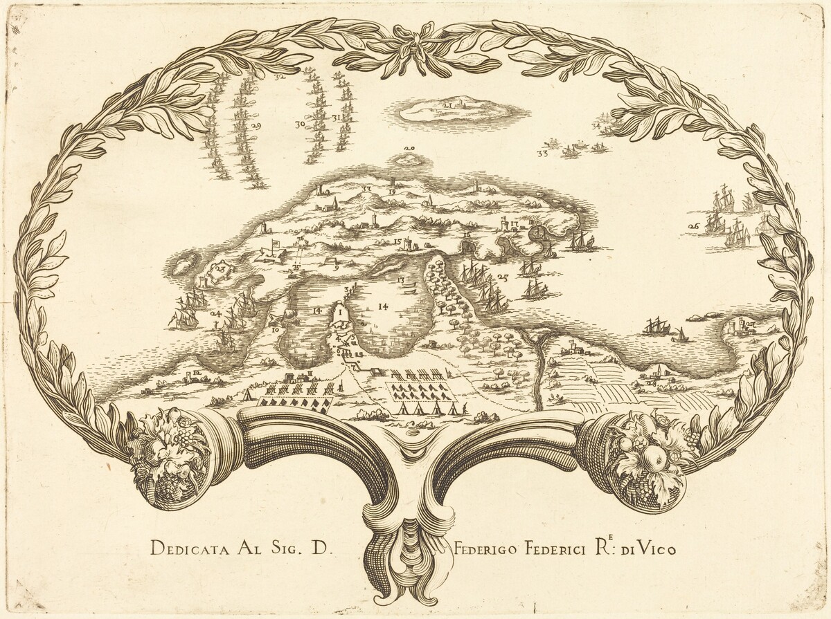 Fan by Style of Jacques Callot