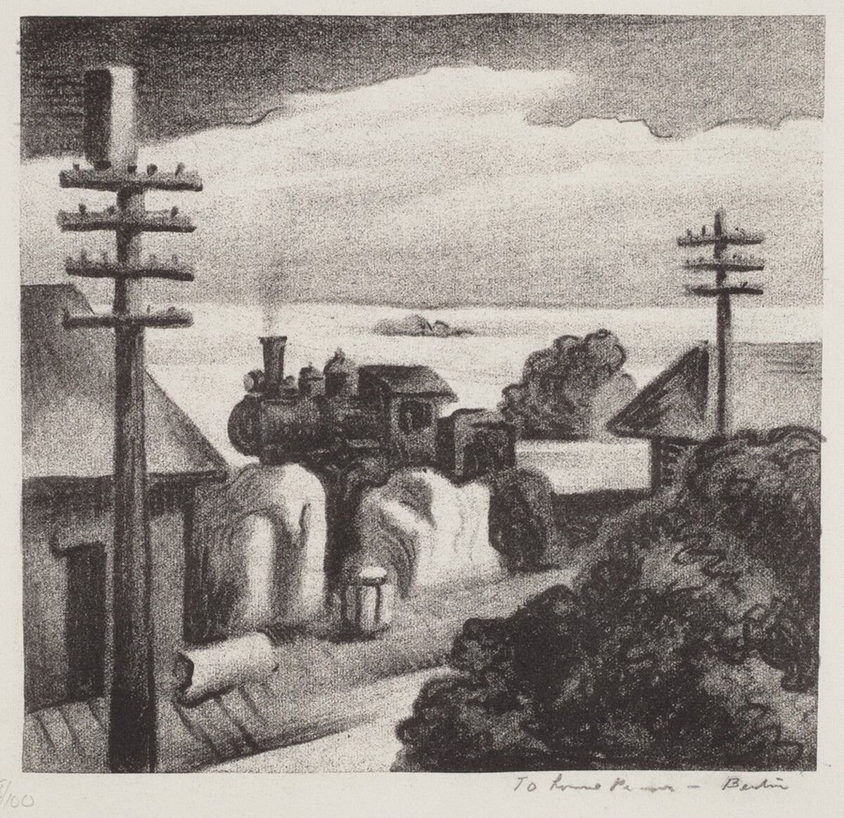 The Station by Thomas Hart Benton