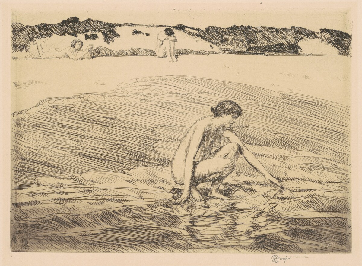 Hight Tide, Montauk by Childe Hassam