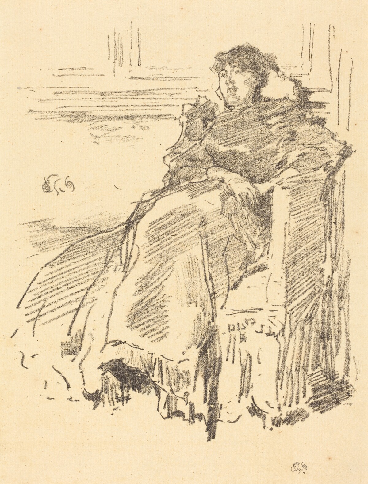 La Robe Rouge by James McNeill Whistler