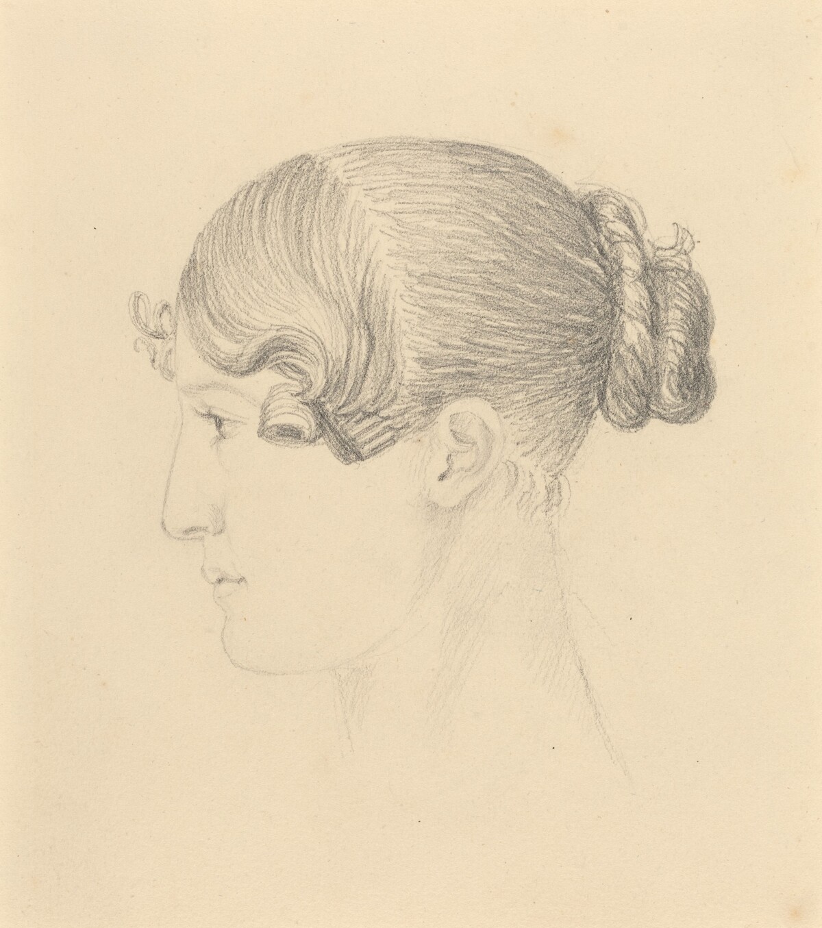 Head of a Woman (Theresa Turner?) by John Flaxman