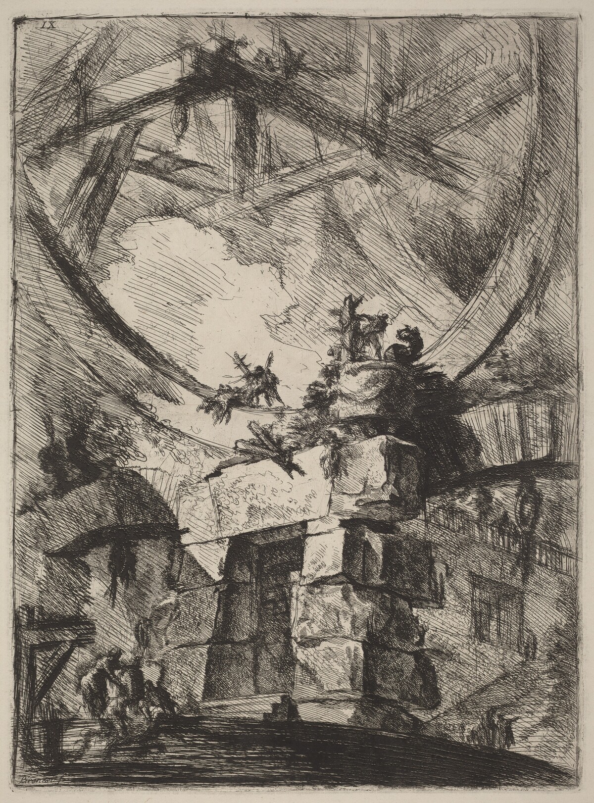 The Giant Wheel by Giovanni Battista Piranesi