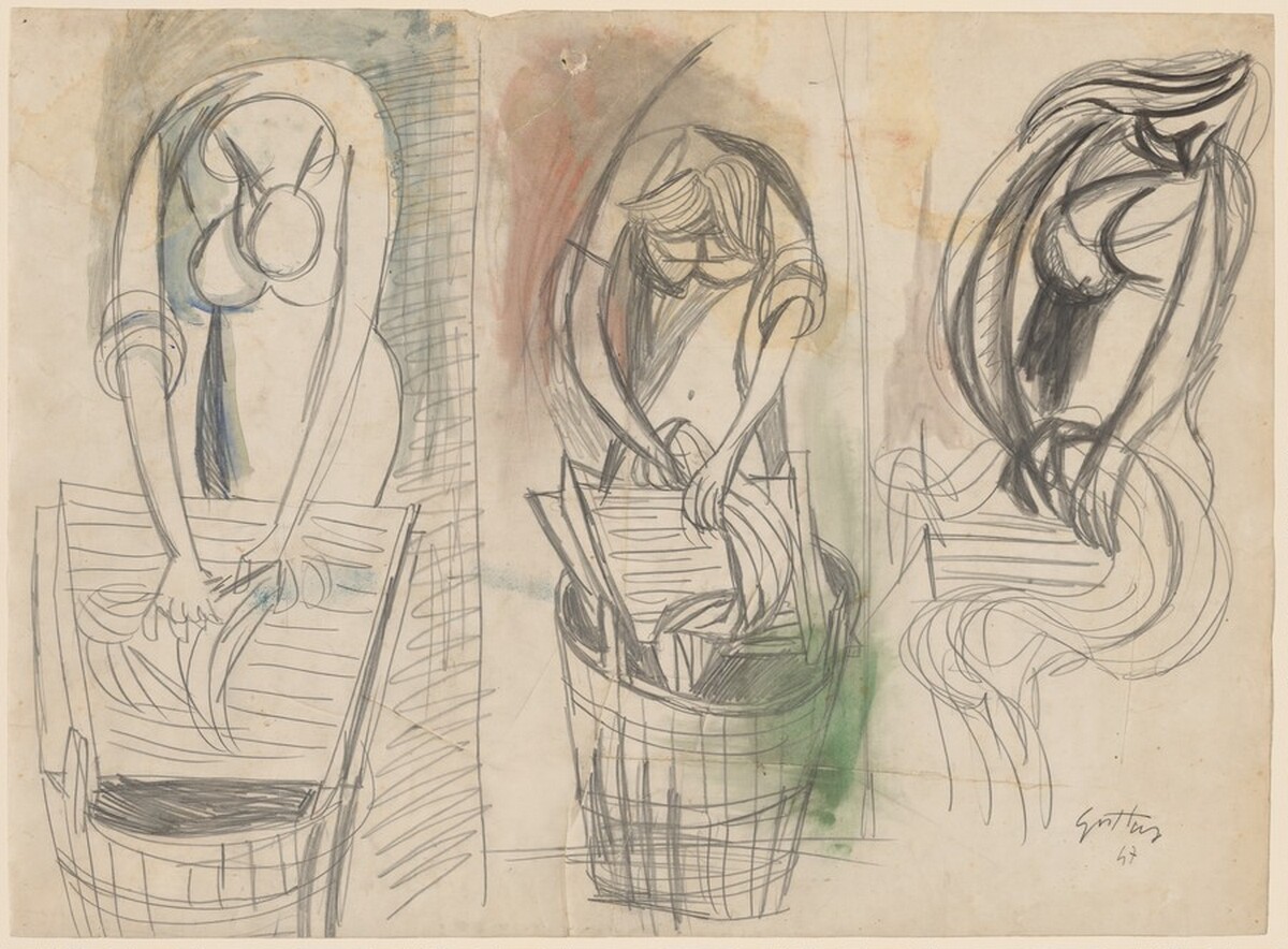 Washerwomen by Renato Guttuso