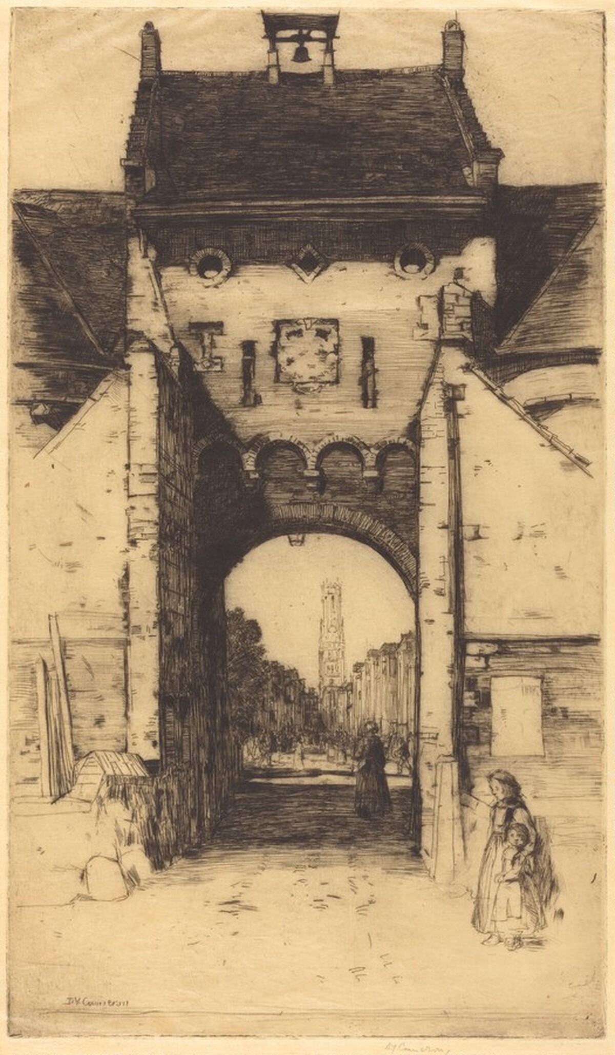 The Gateway of Bruges by David Young Cameron