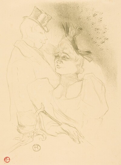 Mlle. Lender and Baron (Mlle. Lender et Baron)
