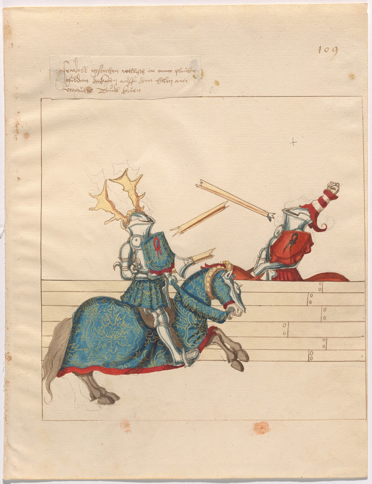 Italian Joust of Peace by German 16th Century