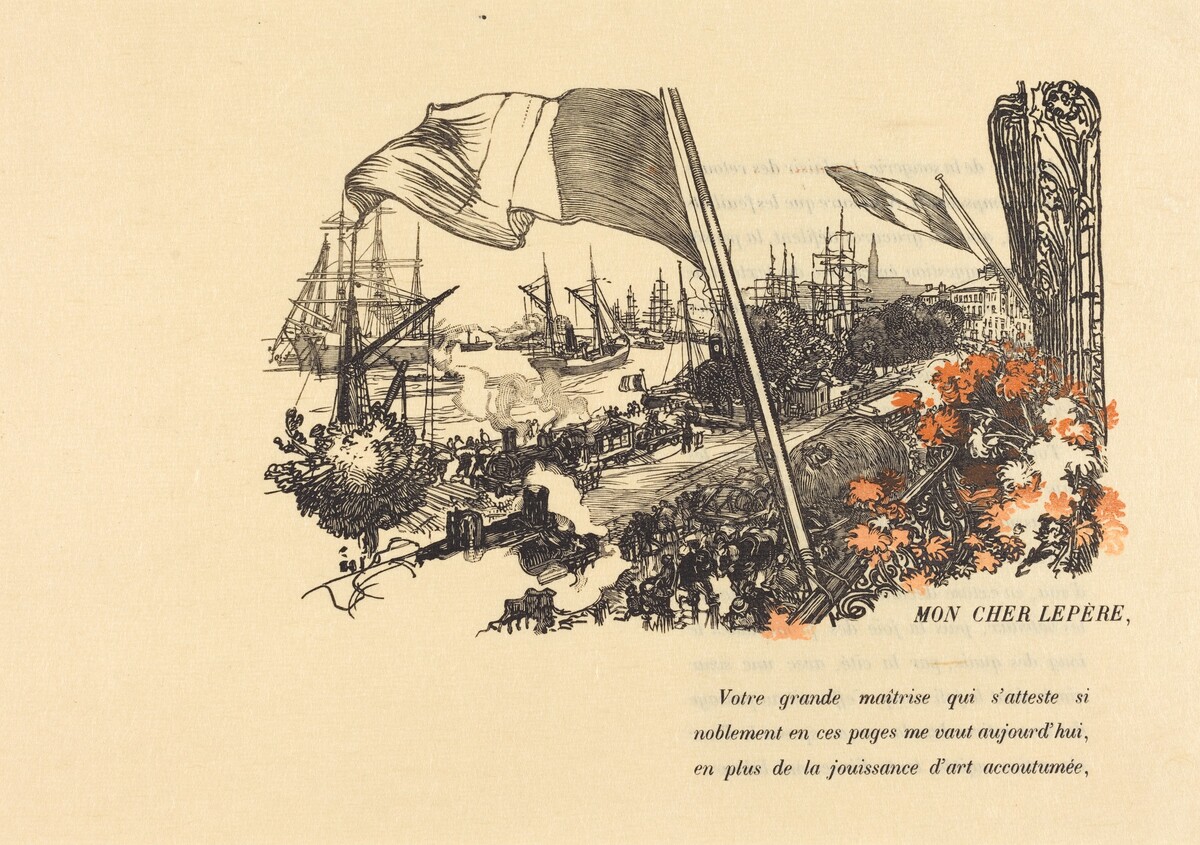 Dedication Page by Auguste Lepère