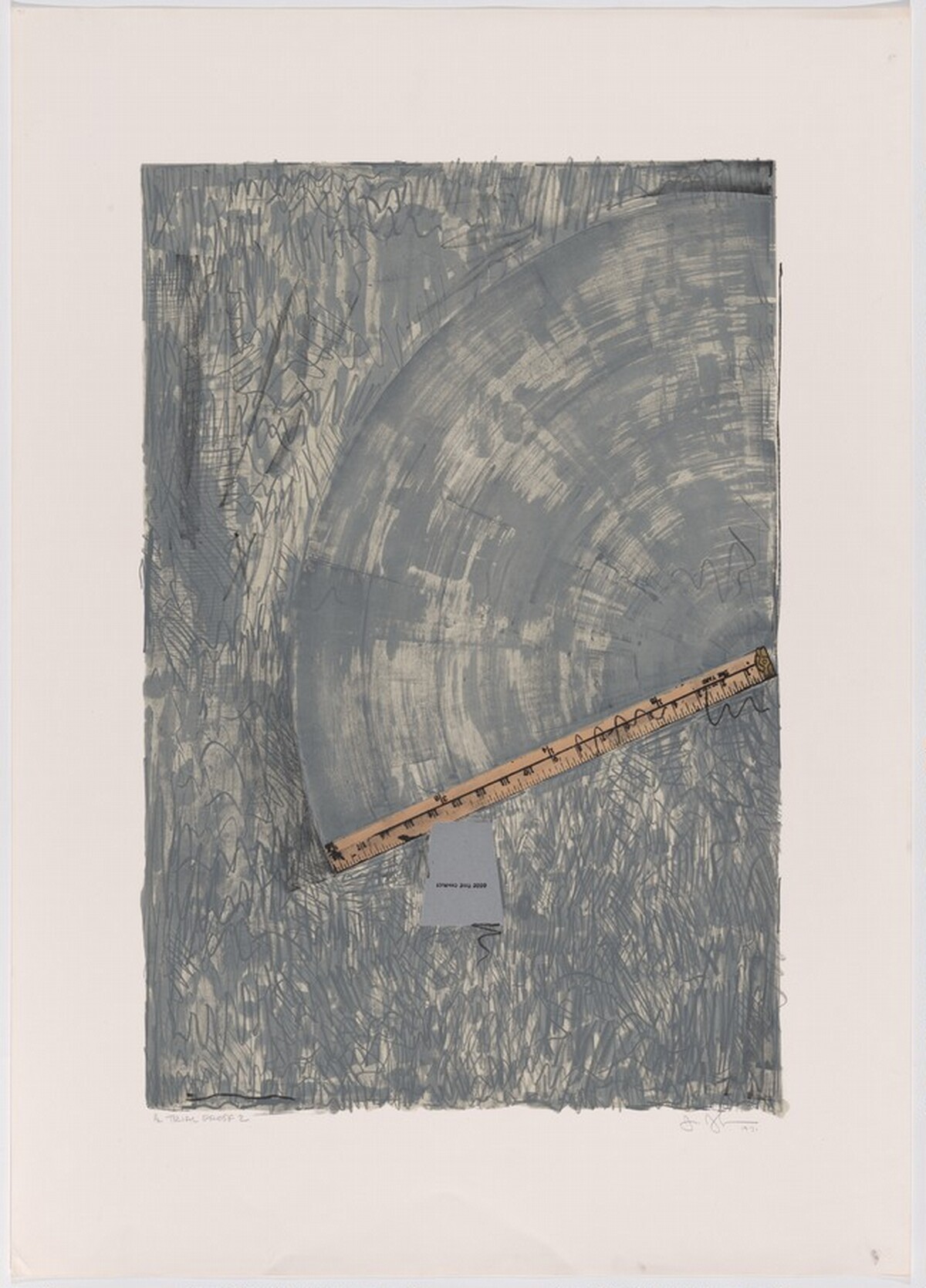 Good Time Charley II [trial proof] by Jasper Johns