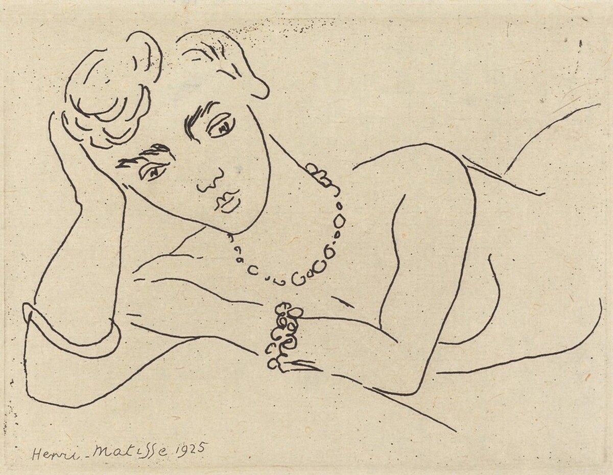 Reclining Girl by Henri Matisse