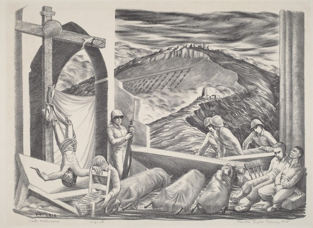 Siesta, Montecassino by Prentiss Taylor