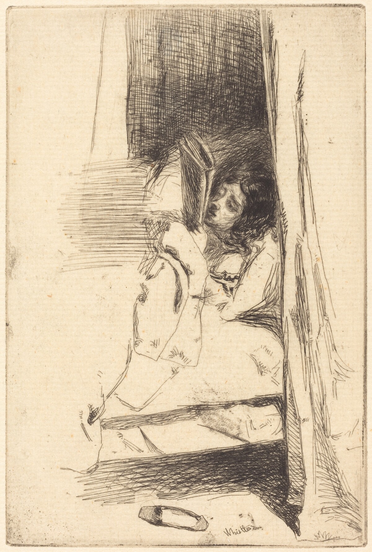 The Slipper by James McNeill Whistler
