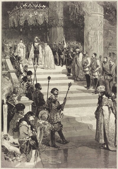 Le Couronnement de l'Empereur Alexandre III de Russie (27 Mai)