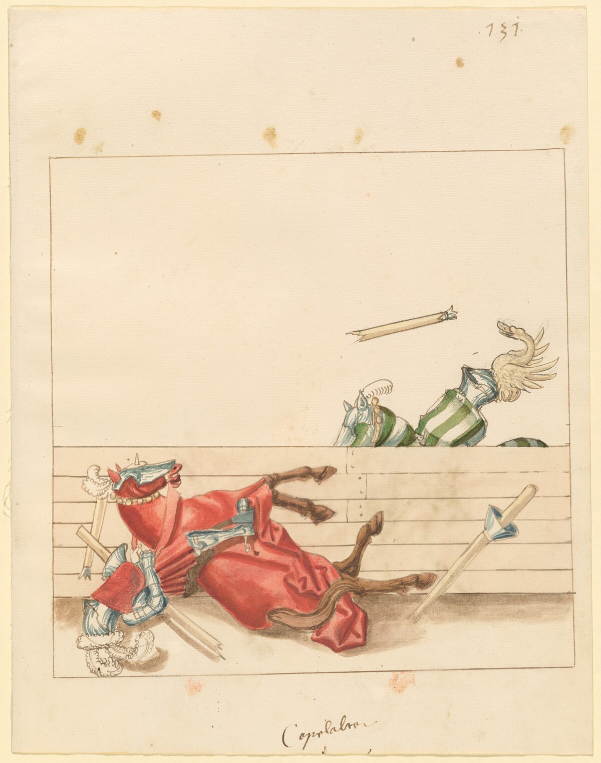 Italian Joust of Peace by German 16th Century