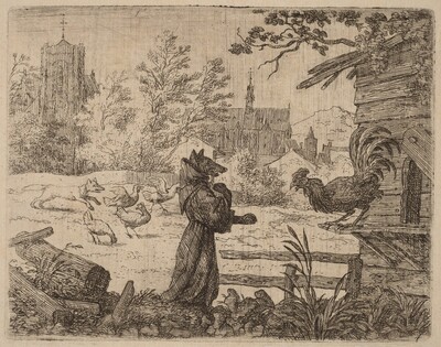 Reynard Disguised as a Monk