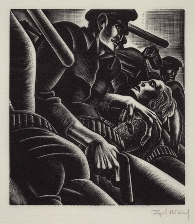 Untitled (Cops and Protestors)