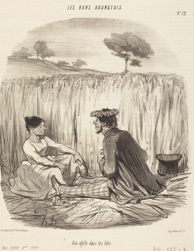Une Idylle dans les blés