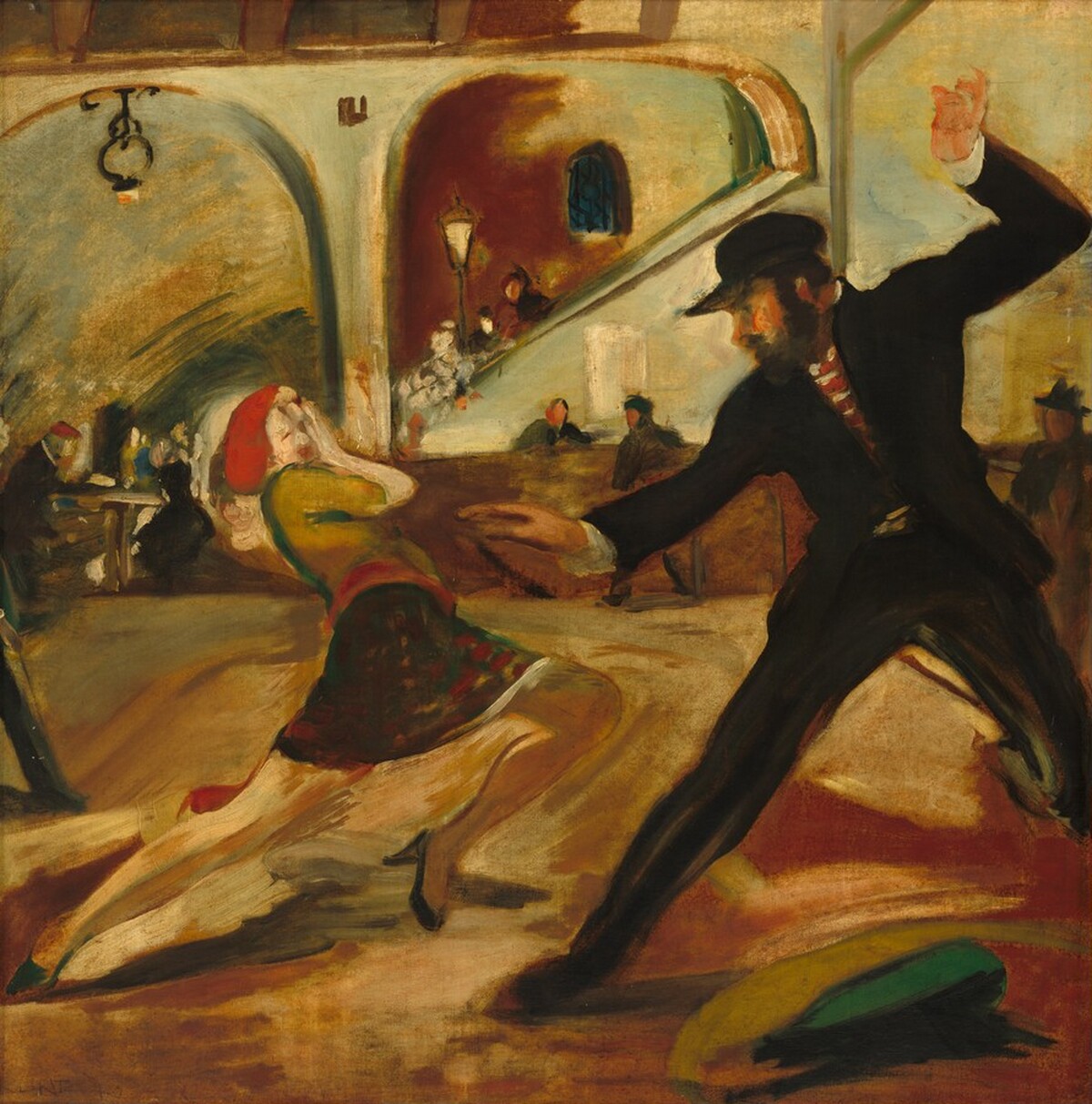 Apache Dancer (Bleecker Street Tavern Mural) by Franz Kline