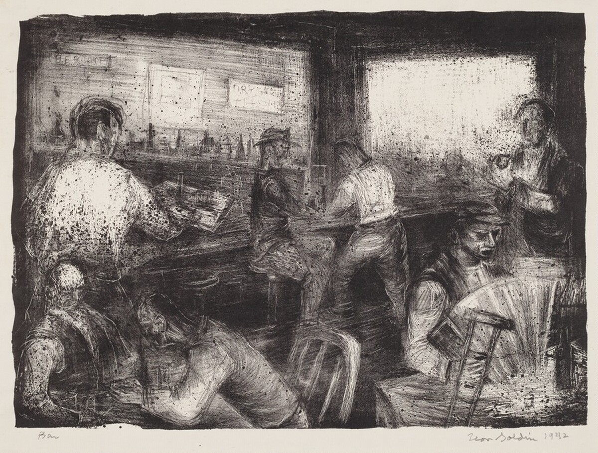 Bar by Leon Goldin