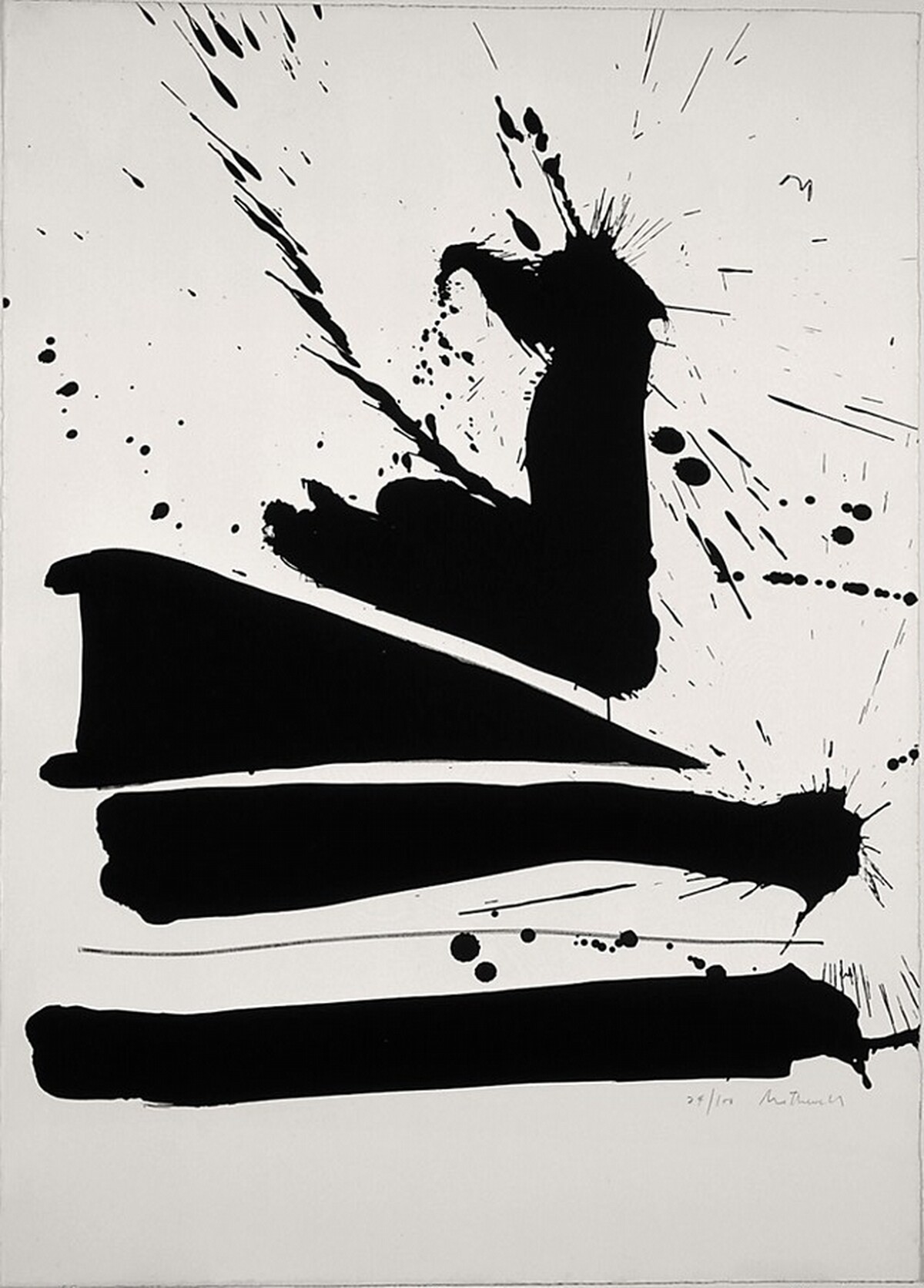 Automatism B by Robert Motherwell
