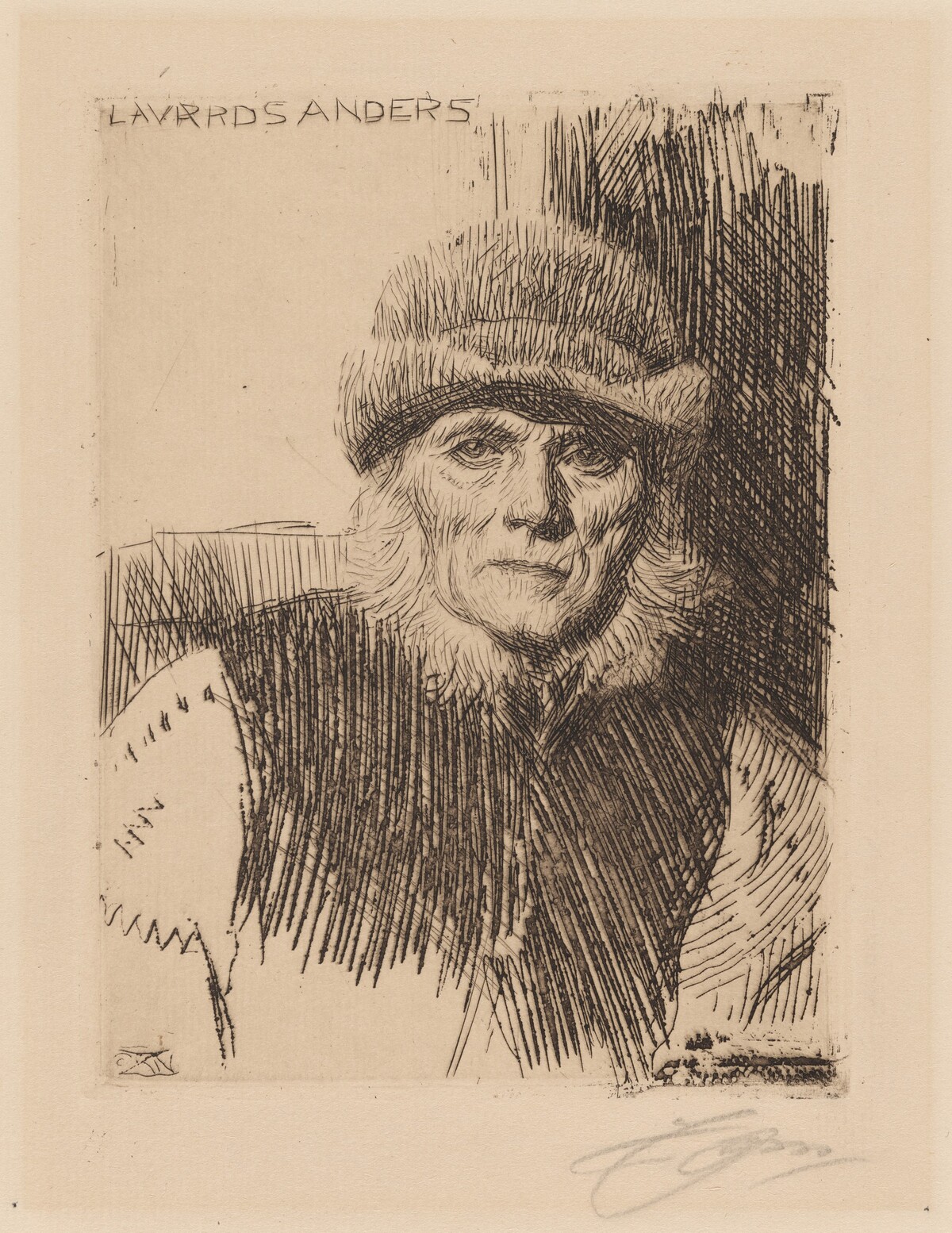 Dalecarlian Peasant (Lavards Anders) by Anders Leonard Zorn