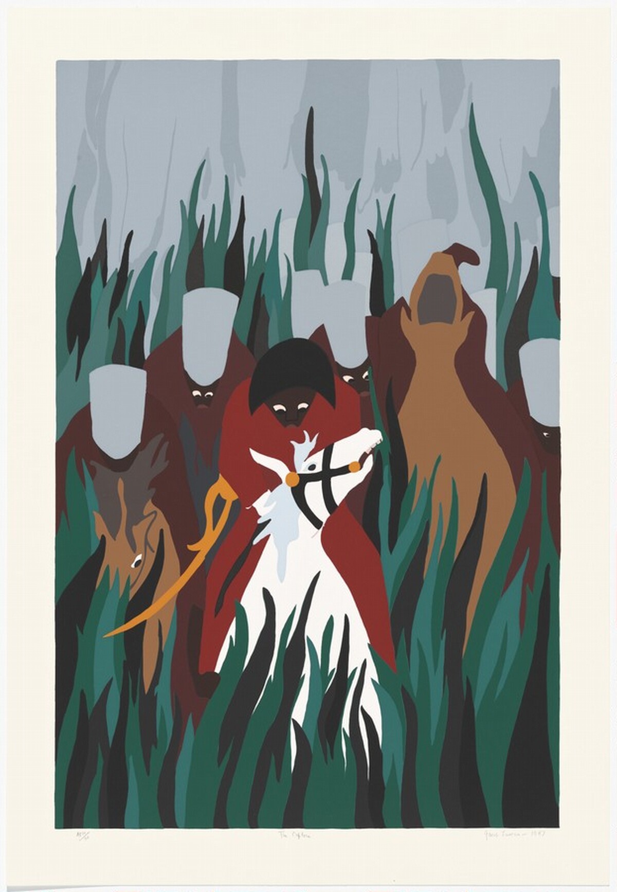 The Capture by Jacob Lawrence
