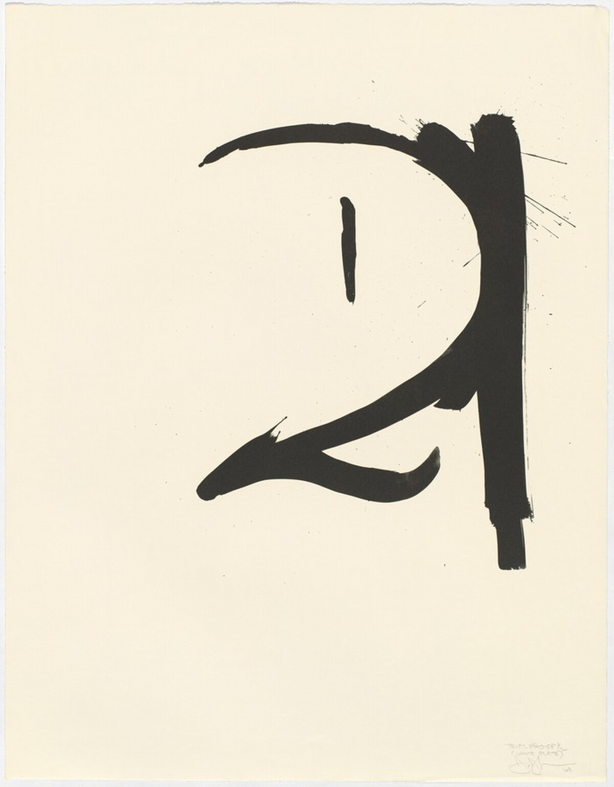 Figure 2 [trial proof] by Jasper Johns