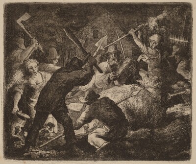The Bear Assaulted by the Peasants