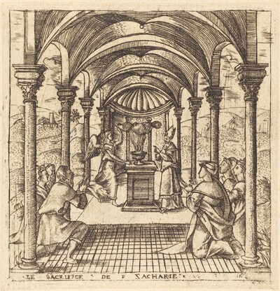 Zacharias and the Angel of the Lord